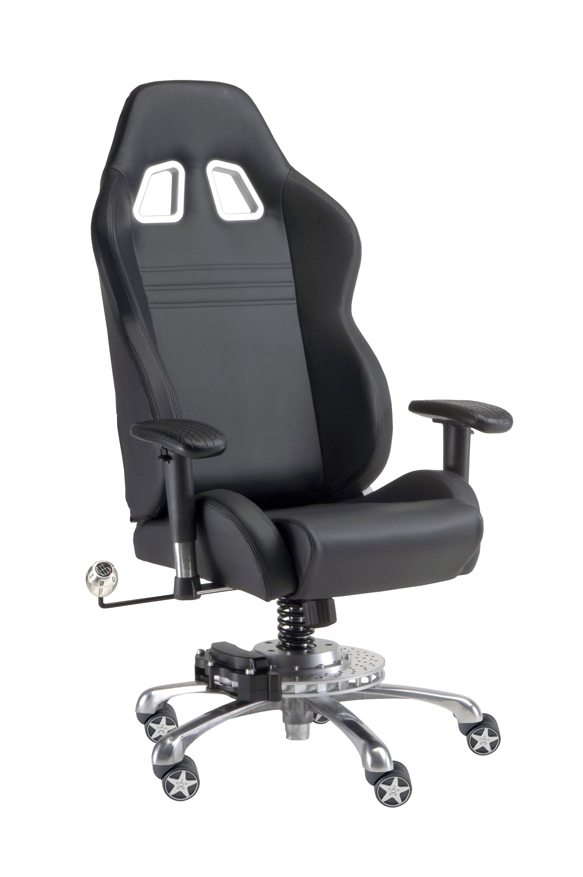 Intro-Tech Automotive, Pitstop Furniture, GP1000B Office Chair Black, Desk Chair